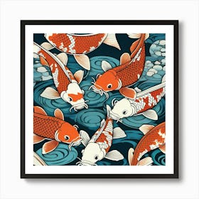 Koi Fish 6 Art Print