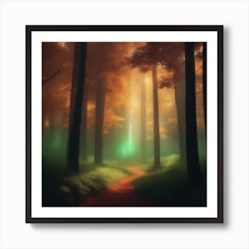 Mystical Forest Retreat 23 Art Print