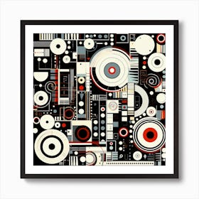 Abstract Circles 24 Art Print