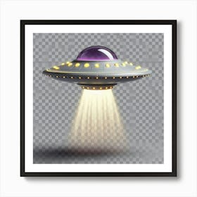 Ufo Spaceship 3 Art Print
