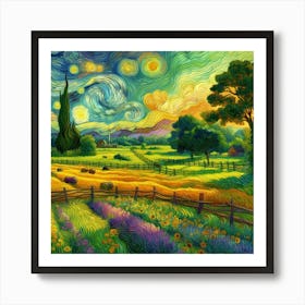 Starry Night 10 Art Print