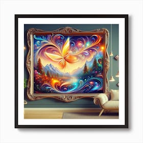 Butterfly Painting Art Print