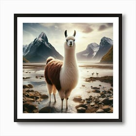 Llama Art Print