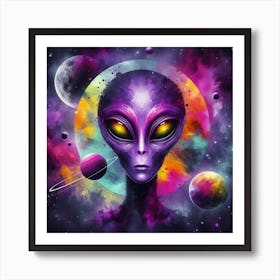 Alien Art Art Print