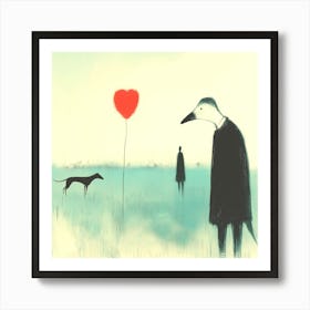 Dogs And Their People XII Art Print