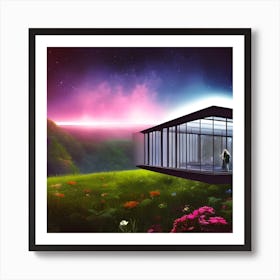 House In The Sky Art Print