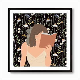 Flower Girl Poses (1) Art Print