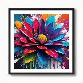 Colorful Flower 2 Art Print