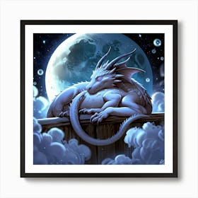 Sleeping Dragon Art Print