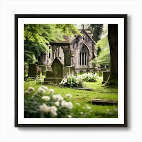 Remembrance Vintage Tomb Landmark Beautiful Plant Headstone Culture Old Architecture Rest (9) Art Print