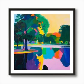 Abstract Park Collection Lumphini Park Bangkok Thailand 1 Art Print