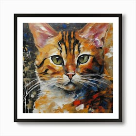 Bengal cat Art Print