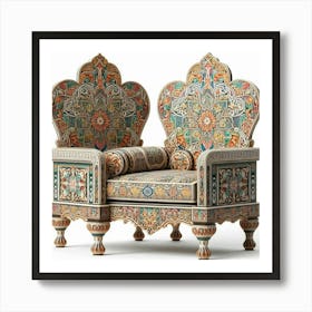 Carved Armchair Art Print