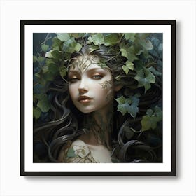 Ivy Woman Art Print