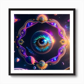 Eye Of The Universe 6 Art Print