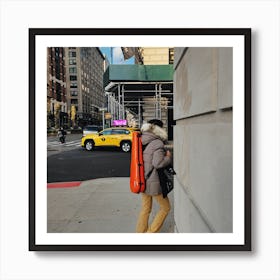 Nyc Street Scene Art Print