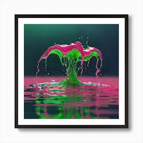 Water Splash 7 Art Print