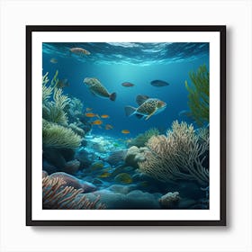 Coral Reef 1 Art Print