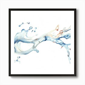 Water Splash 8 Art Print