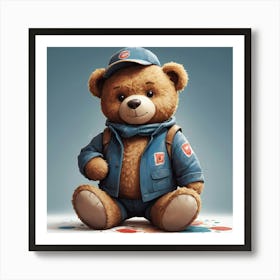 Teddy Bear Art Print