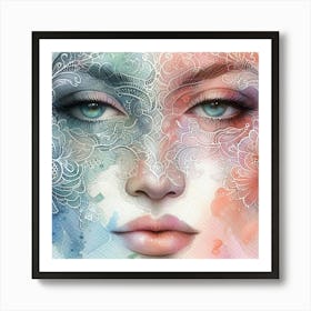 Portrait Of A Woman 66 Art Print