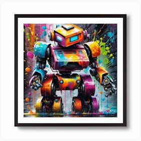 Robot 2 Art Print