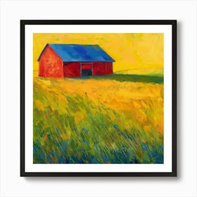 Red Barn Art Print