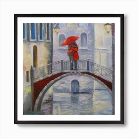 Romance in Venice Art Print