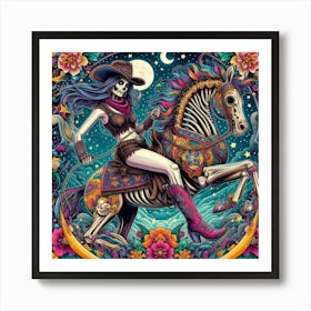 Mexican Skeleton Art Print