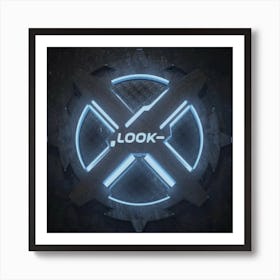 Look Logo Art Print