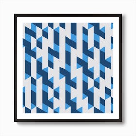 Abstract Geometric Pattern 1 Art Print