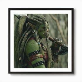 Orc Warrior Art Print