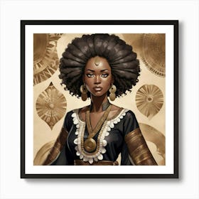 Afrofuturism 3 Art Print