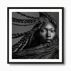 Afro-American Woman Art Print