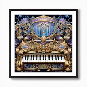 Piano Keys Art Print