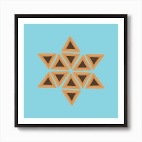 Hamantashs In Star Of David Shape 1 Art Print