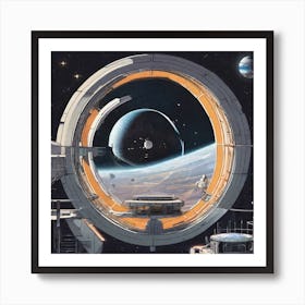 Space Station 32 Art Print