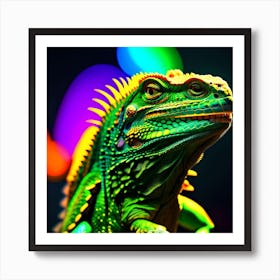 Green Iguana Art Print