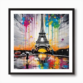 Paris Eiffel Tower 1 Art Print