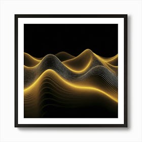 Wave Pattern - Wave Stock Videos & Royalty-Free Footage Art Print