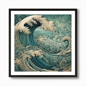 Great Wave Off Kanagawa Art Print