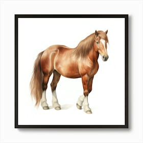 Clydesdale Horse 1 Art Print