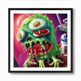 Star Wars Zombie Art Print