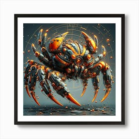 Robot Spider 1 Art Print