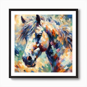 Horse Impressionism 2 Art Print