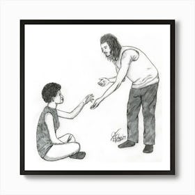 "for if they fall, the one will lift up his fellow" Art Print