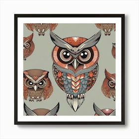 Night Owls Art Print