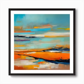 Abstract Landscape Painting 8 Art Print