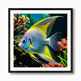 Angelfish 6 Art Print