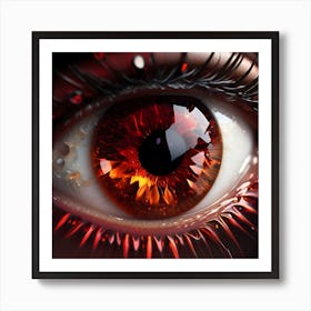 Eye Of Fire Art Print